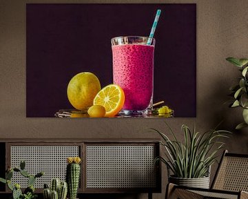 Fruitcocktail met citroenen Illustratie van Animaflora PicsStock