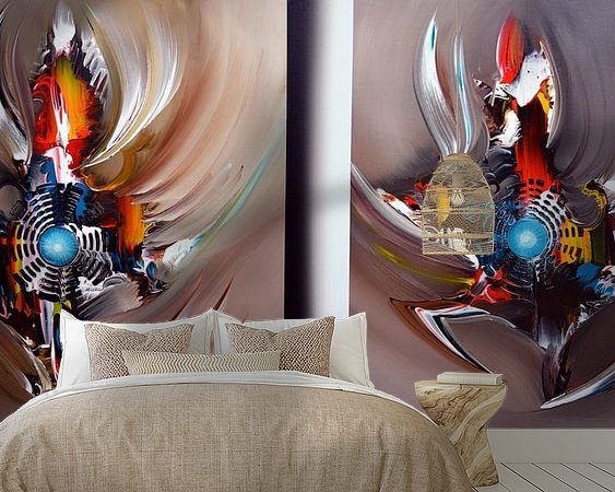 Example of the artwork in a room