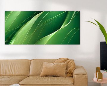 Green abstract plants background illustration by Animaflora PicsStock