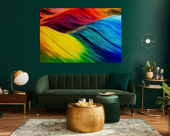 Example of the artwork in a room