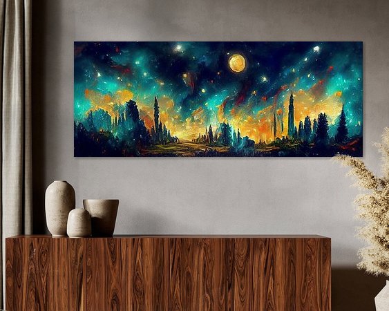 Example of the artwork in a room