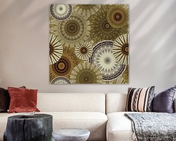 A digital artwork with shells.