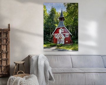 Red Chapel on Rügen, Germany by Adelheid Smitt