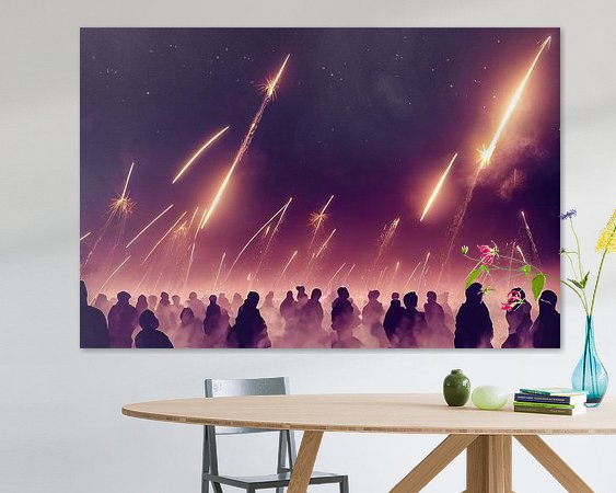 Example of the artwork in a room