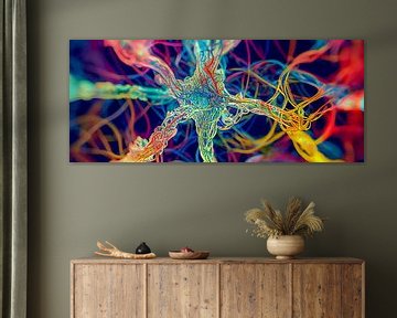 abstrakter neurologischer Hintergrund, Art Illustration von Animaflora PicsStock