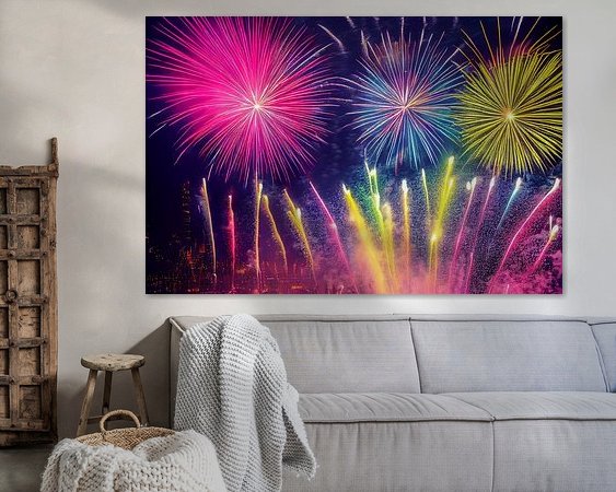 Example of the artwork in a room