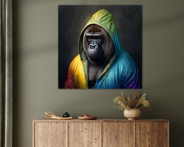 Gorilla in de regen van Carla van Zomeren