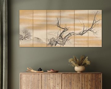 Kiefer, Bambus und Pflaume, Maruyama Ōkyo