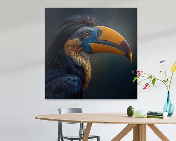 Portrait d'un toucan Illustration sur Animaflora PicsStock