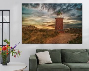 Sylt - Evening at the lighthouse by Sabine Wagner