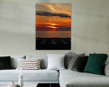 Sonnenuntergang Katwijk aan Zee von Jessica Berendsen