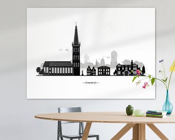 Skyline von Steenwijk von Jan-Fokko Stuut