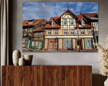 Fachwerkhäuser in Wernigerode, u.a das "Kleinste Haus" von t.ART