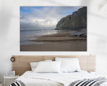 Strand von Escalles (Opalküste, Frankreich) von Birgitte Bergman