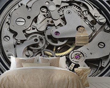 Exquisite Watch with Open Rear Case: A Masterpiece of Horological Craftsmanship by Hans Kool