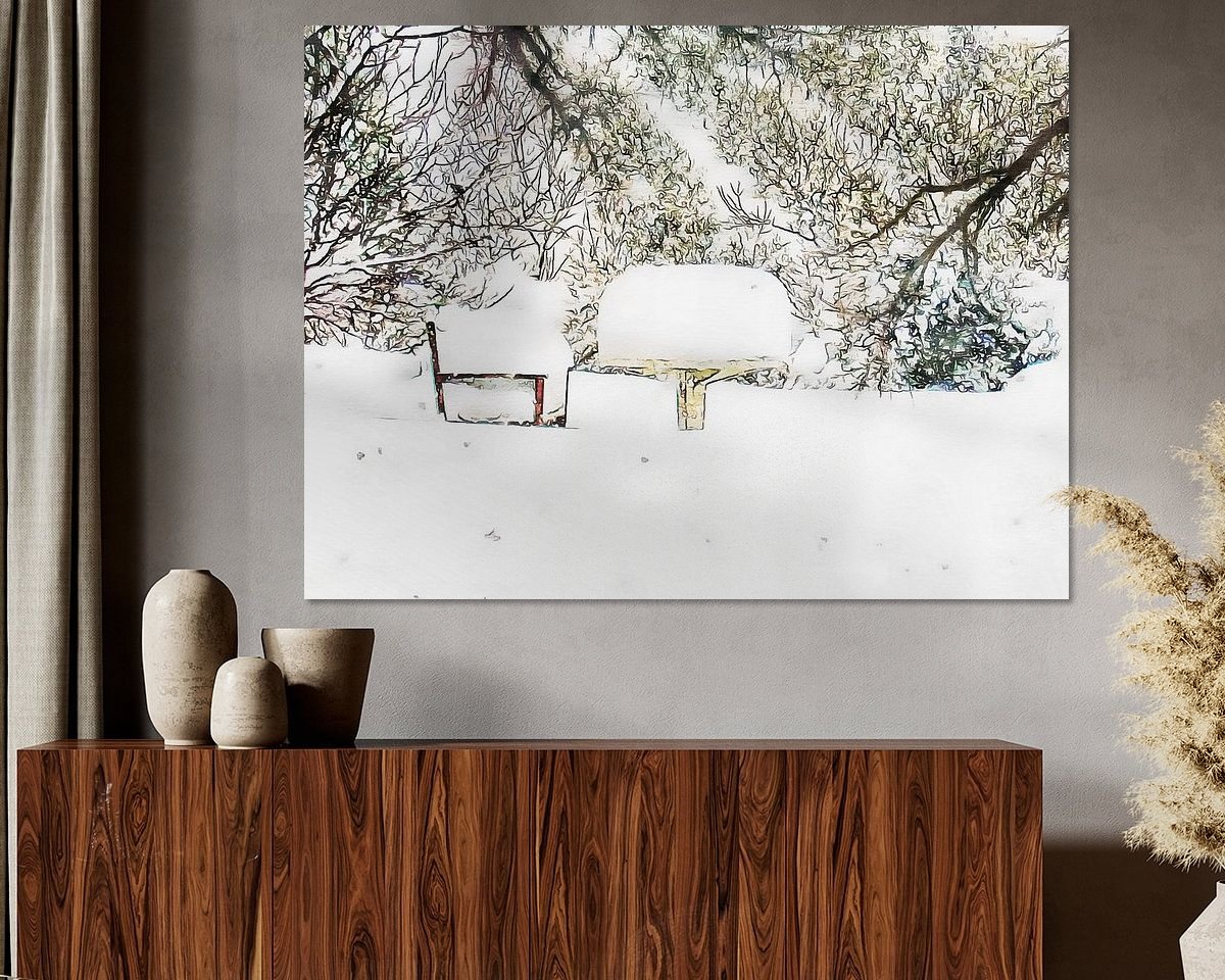 Example of the artwork in a room
