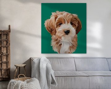 Hond illustratie van sanggidesign