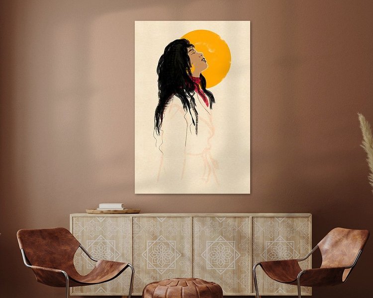 Example of the artwork in a room