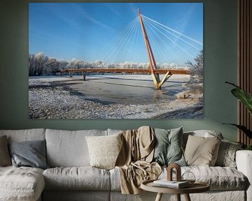 Maagdenburg - Rotehornbrug in de winter van t.ART