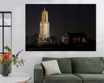 Dom tower and Dom church in Utrecht  by Donker Utrecht