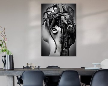Cyborg van links achter van Renato Daub