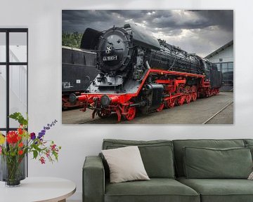 Old steam locomotive 44 1593-1 by Mart Houtman