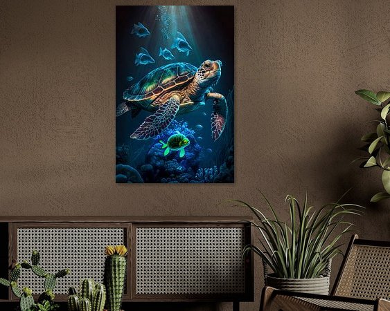 Example of the artwork in a room