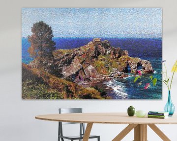 Gaztelugatxe | Van Gogh Art by Peter Balan