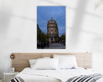 Rundes Eckgebäude | Paris | Frankreich Reisefotografie von Dohi Media