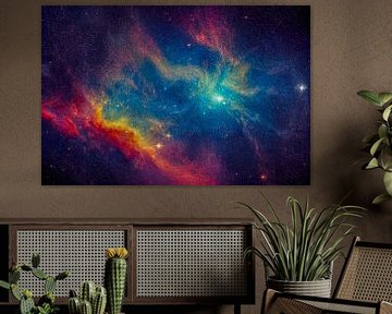 Melkweg in de ruimte Illustratie van Animaflora PicsStock