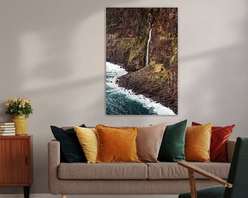 Waterfall on the Seixal coast | Madeira | Landscape by Daan Duvillier
