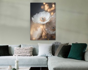 Witte en gouden bloemen van Treechild