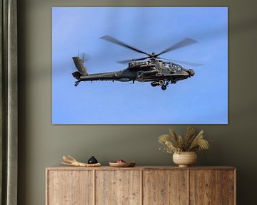 KLu's Boeing AH-64 Apache attack helicopter. by Jaap van den Berg