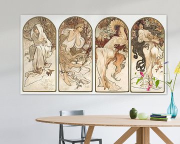 Les Quatre Saisons d'Alphonse Mucha sur Peter Balan