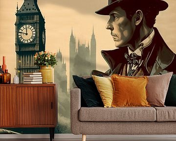 Sherlock Holmes in London, altes Plakat