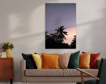 Lombok zonsondergang van Raisa Zwart Reisfotografie Prints