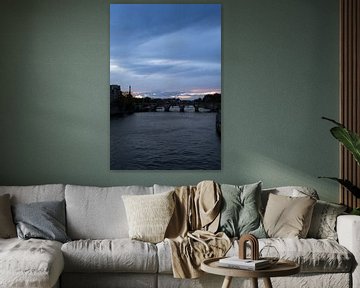 The Seine with the Eiffel Tower | Paris | France Travel Photography by Dohi Media