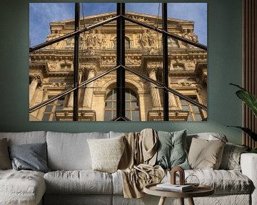 View from inside The Louvre | Paris | France Travel Photography by Dohi Media