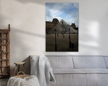 Piramide van het Louvre | Parijs | Frankrijk Reisfotografie van Dohi Media