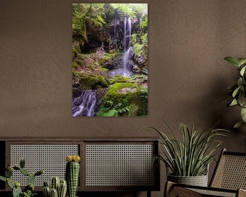 Cascade des Razes, Cantal, Auvergne, France van 7Horses Photography