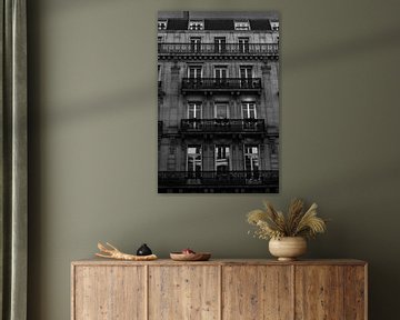 Franse balkons in zwart-wit | Parijs | Frankrijk Reisfotografie van Dohi Media