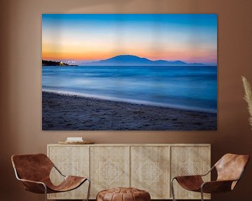 Zakynthos Strand Sonnenuntergang Griechenland von Zwoele Plaatjes