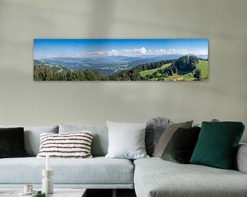 Paysage de montagne dans les Alpes du Vorarlberg en Autriche en été sur Sjoerd van der Wal Photographie