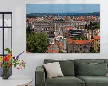 The city of Pula in Croatia by Roland Brack