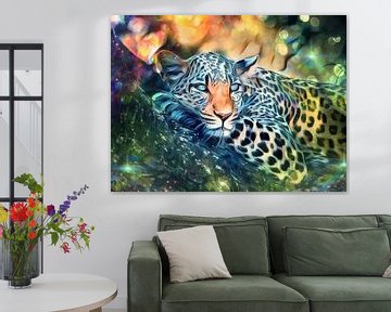Luipaard Wilde kat Panter Roofkat jungle