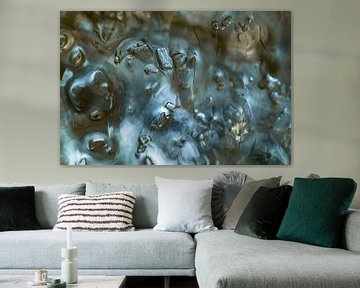 Abstract Turquoise | Sterrenstof van Nanda Bussers