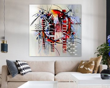 Schwarze Linie von Ria van Werven