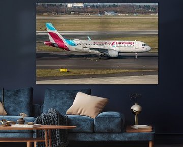 Eurowings Airbus A320-200 met Boomerang Club livery. van Jaap van den Berg