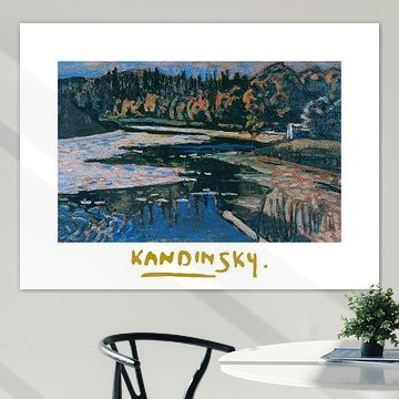 Fluss im Herbst von Wassily Kandinsky