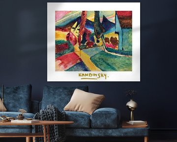 Paysage avec deux peupliers de Wassily Kandinsky sur Peter Balan